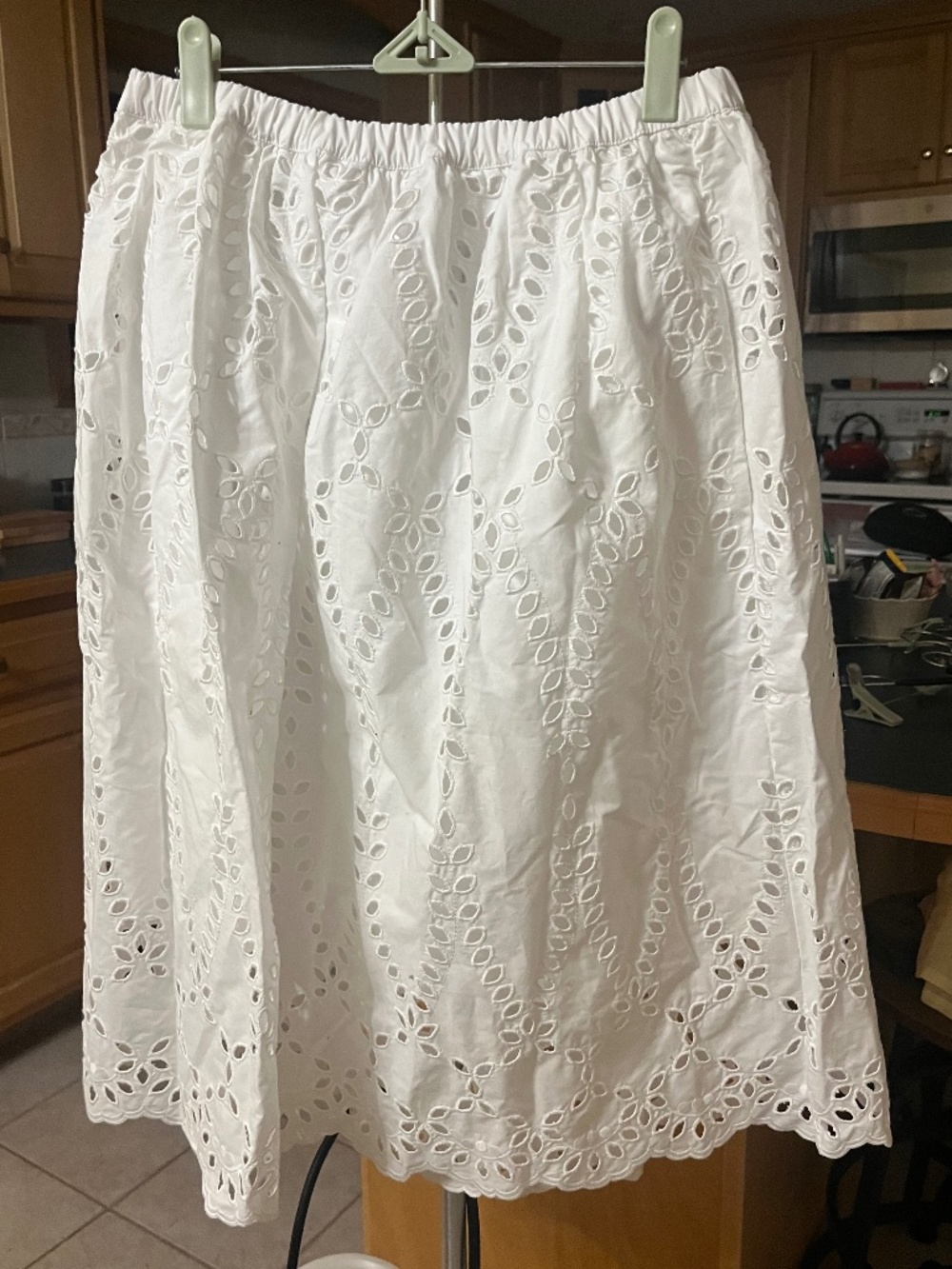 NWOT Frank & Eileen White Skirt, M